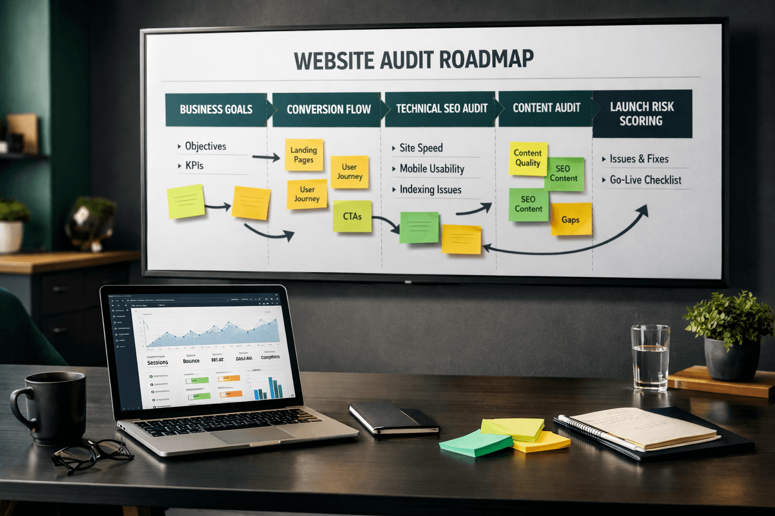 The Audit That Created the Roadmap: Website Audit Strategy for SEO and Conversion